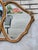 1920 Louis XV Style Triple Gilded Wall Mirror Gold Rococo Accent For Sale - Image 9 of 17