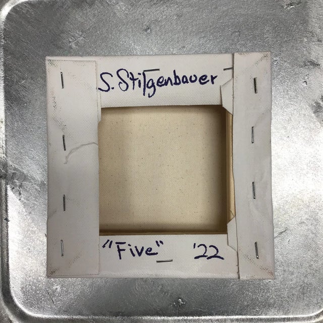 Contemporary "Five" Contemporary Original Abstract Painting by Stephen Stilgenbauer For Sale - Image 3 of 3