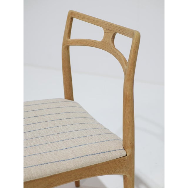 Dining Chairs Model 94 in Oak by Johannes Andersen for Christian Linneberg, Denmark, 1960s, Set of 6 For Sale - Image 10 of 16