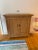 Antique Pine Two Door Storage Cupboard Cabinet For Sale - Image 11 of 11