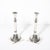 Silver Pair of Silver Corinthian Column & Acanthus Sabbath Candlesticks by Ludwig Nast For Sale - Image 8 of 18