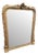 Antique 19th Century English Arched Top Gilt Overmantle Mirror For Sale
