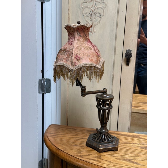 Vintage Swing Arm Table Lamp For Sale - Image 4 of 12