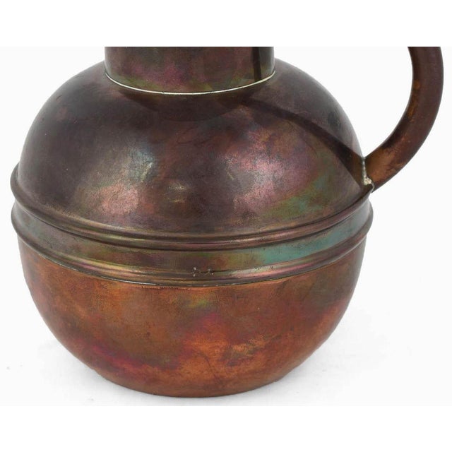Art Nouveau English Copper Jug by H. Loveridge & Co. For Sale - Image 4 of 5