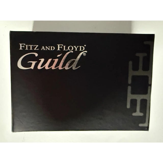 Rare 2006 Fitz and Floyd Guild Collection Jeweled Orange Beak Bird With Box For Sale - Image 9 of 13