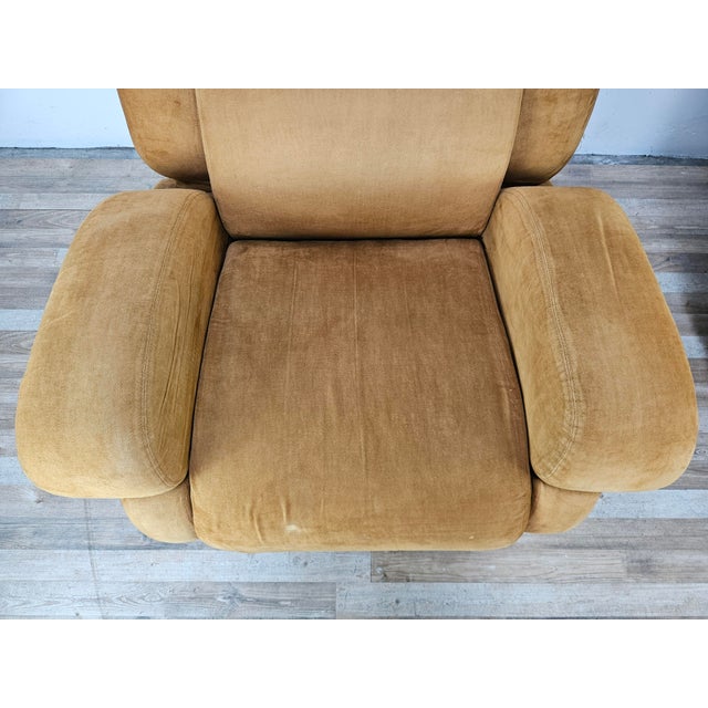 Large Fabric Lounge Chairs, 1970, Set of 2 For Sale - Image 12 of 13