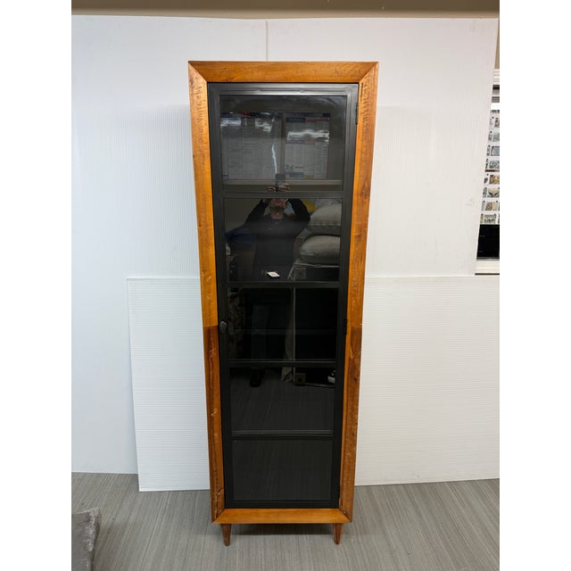 Jameson Small Cabinet With Interior Lights For Sale - Image 4 of 12