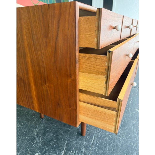 Fully-Refinished Mid Century Drexel Declaration Dresser For Sale - Image 12 of 13