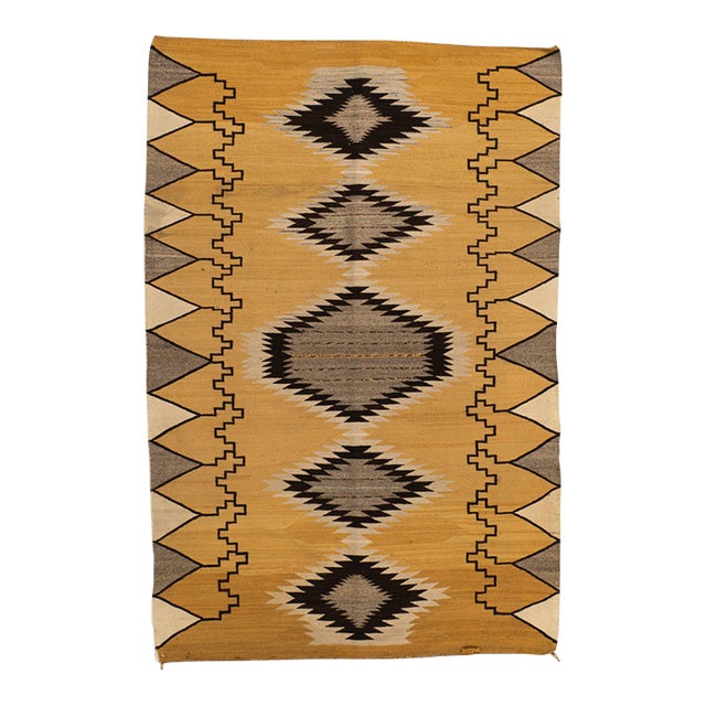 Vintage Navajo Style Rug 3'10 X 5'9 For Sale