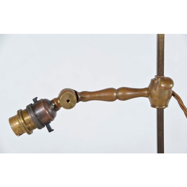 Antique Adjustable Student DeskLamp from Faraday & Son, 1900s For Sale - Image 3 of 11