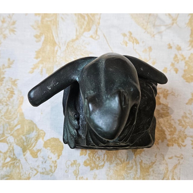 Metal 1970s Frog on Rock For Sale - Image 7 of 9