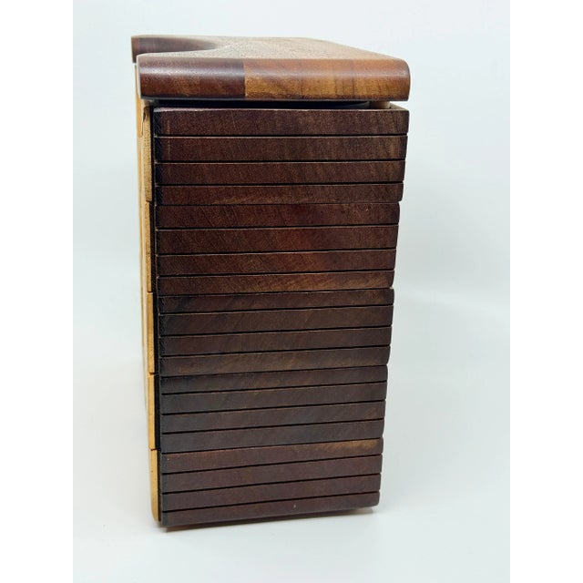 Po Shun Leong Architectural Jewelry Box Exotic Woods 1989 For Sale - Image 12 of 12