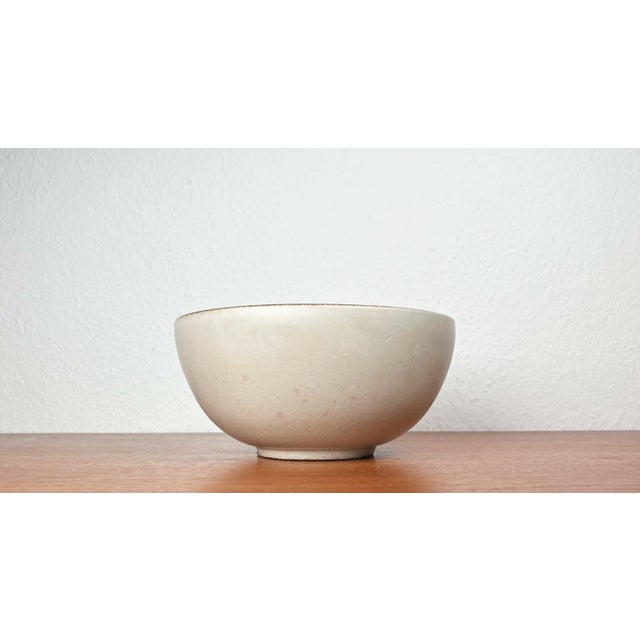 Mid-Century Modern Danish Studio Pottery Bowl by Aksel Larsen for Axella, 1960s For Sale - Image 4 of 18