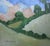 Contemporary Malibu Hills Lynnr French California Pacific Landscape 8x8 O/C For Sale - Image 3 of 4