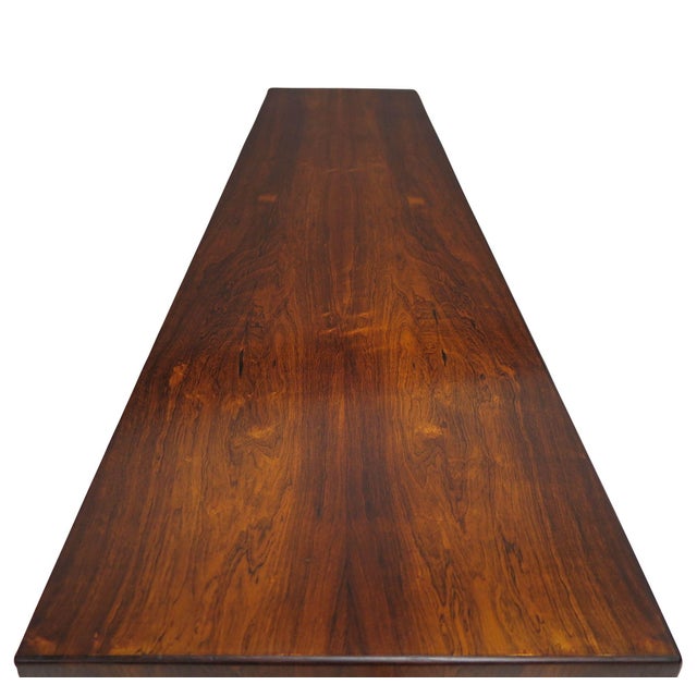 Mid 20th Century Mid 20th Century Elegant Danish Brazilian Rosewood Credenza For Sale - Image 5 of 10