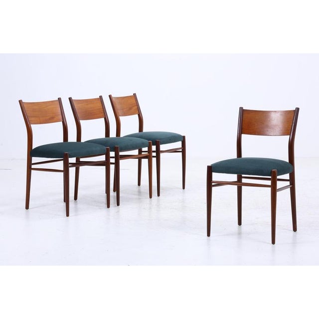 Vintage Teak Chairs from Lübke, 1960s, Set of 4 For Sale - Image 17 of 17