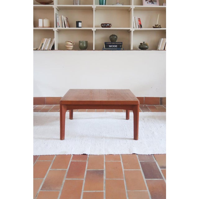 Teak Coffee Table by Henning Kjærnulf for Vejle Møbelfabrik, Denmark, 1960s For Sale - Image 10 of 10