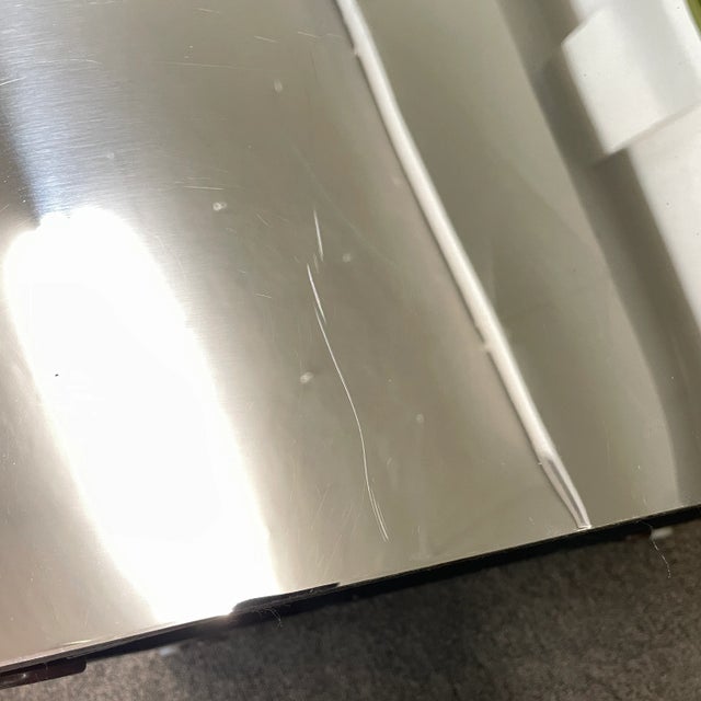 Milo Baughman for Thayer Coggin Burled Olive Wood + Chrome Side Table C. 1970s For Sale - Image 11 of 12