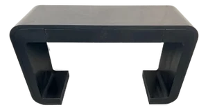 Late 20th Century Mid-Century Modern Black Console Table With Drawer