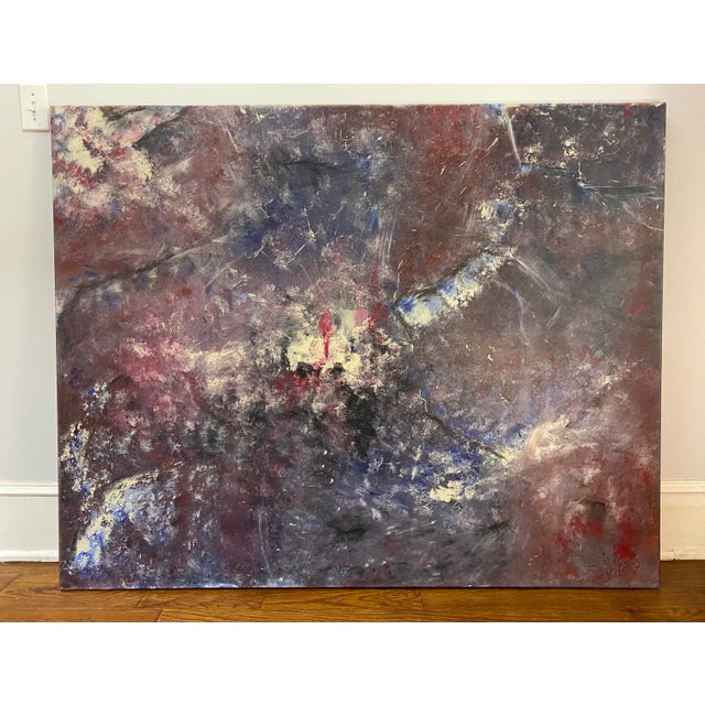 2011 Large Abstract Expressionism Oil Painting For Sale - Image 12 of 12