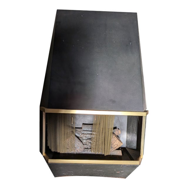 Mid Century Standing Fireplace For Sale