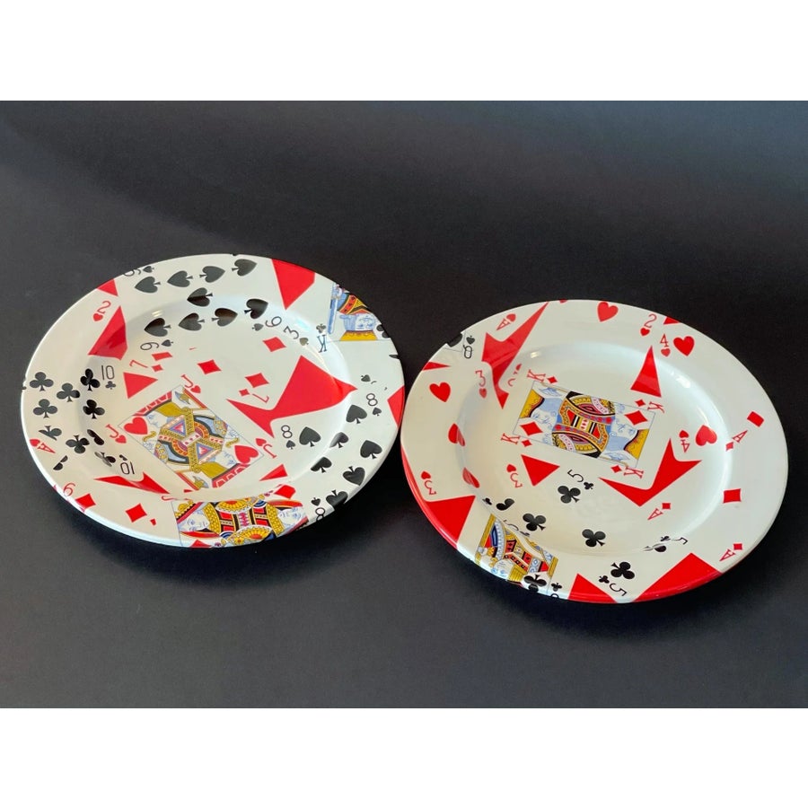 GUCCI Set of 2 Card Plates | Chairish