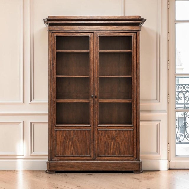 Few pieces bring the atmosphere of a traditional European library into a room as beautifully as an authentic 19th century...