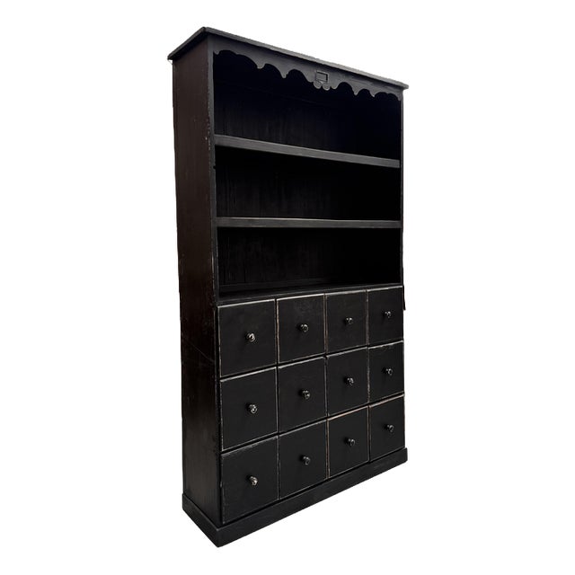Antique Grocery Store Cabinet For Sale