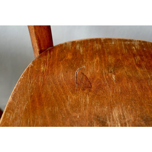 Bent Beech Bistro Chairs by Joamin Baumann for Baumann, 1970s, Set of 6 For Sale - Image 13 of 15