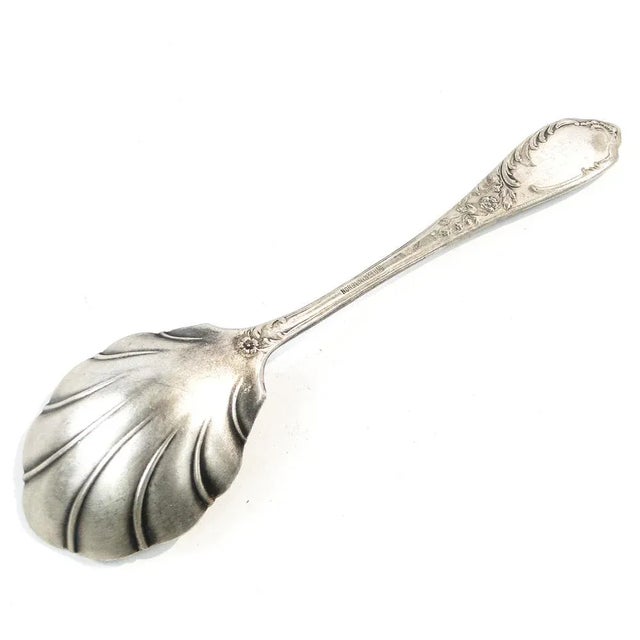 1920s Art Nouveau Polish Sugar Spoon from Norblin, 1920s For Sale - Image 5 of 9