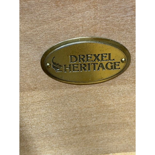 Drexel Heritage Et Cetera Paint Decorated Neoclassical Chest For Sale - Image 13 of 16