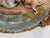 Rare 19th Century French Sarreguemines Majolica "The Hunt of the Wolves" Barbotine Platter, Rare Turquoise Color. For Sale - Image 11 of 17