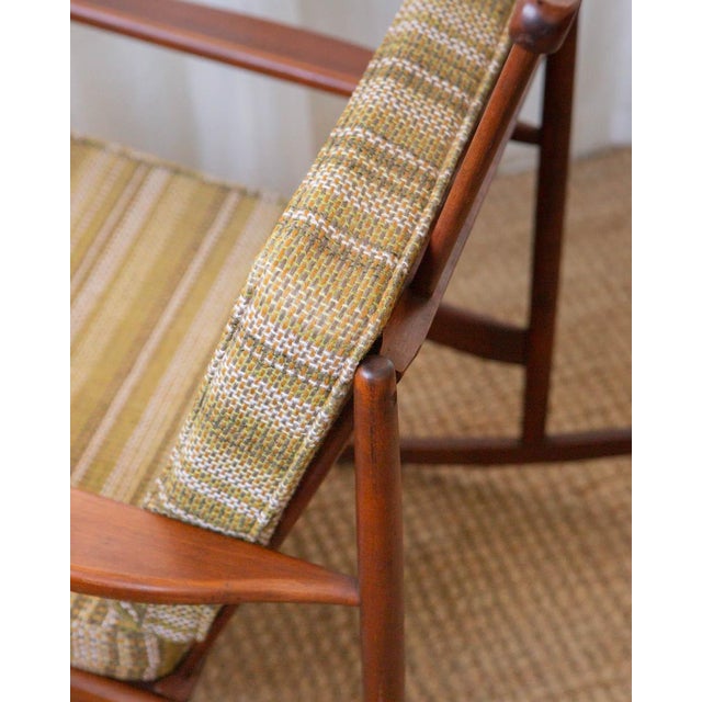 1960s Danish Modern Rocking Chair in the Style of Edmund Spence For Sale - Image 14 of 14