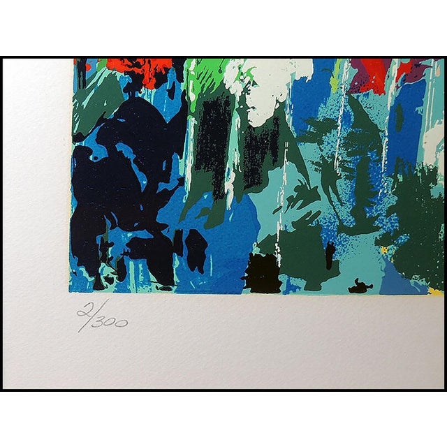 Leroy Neiman Late 20th Century Regents Park, LeRoy Neiman For Sale - Image 4 of 5