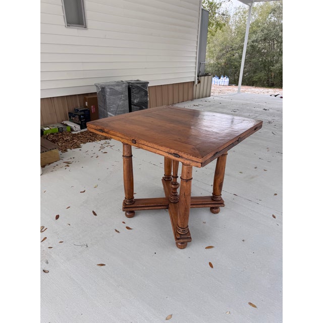Round to Square French Game Table For Sale - Image 10 of 12