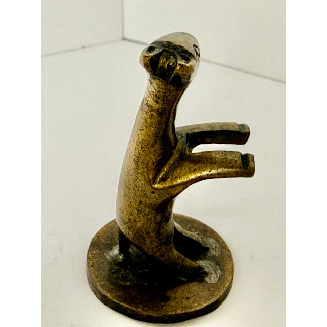 Antique Bronze Animal Scroll Weight Holder - Late 19th Century For Sale In Pittsburgh - Image 6 of 11