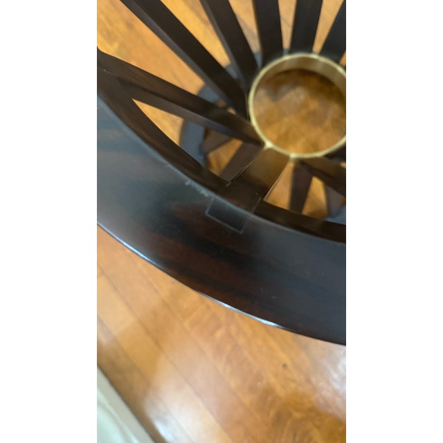 Mid 20th Century Pair of Edward Wormley Sheaf of Wheat Round Side Tables for Dunbar For Sale - Image 15 of 16