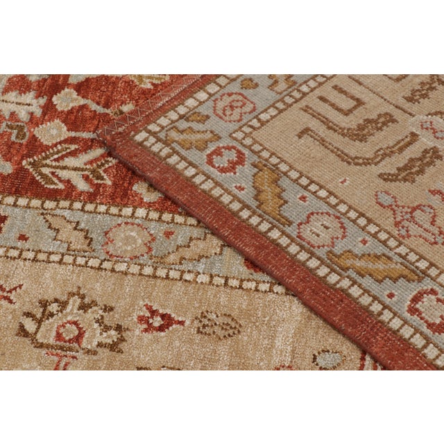 Oversized Contemporary Oushak Floral Wool & Natural Silk Rug by Rug & Kilim For Sale - Image 9 of 11