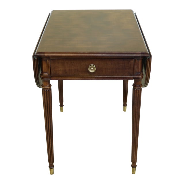 Henredon Drop Leaf Sheraton Style Pembroke End Table Chairish