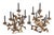 Seven Thistle Candleholders by Hubert Le Gall, Set of 2 For Sale
