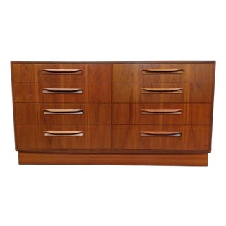 Vintage Mid Century Modern Teak Dresser by G Plan For Sale