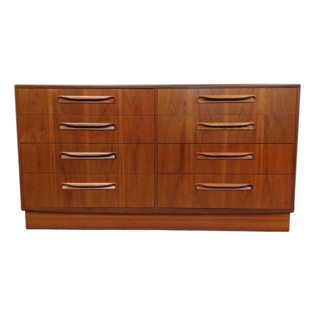 Vintage Mid Century Modern Teak Dresser by G Plan For Sale