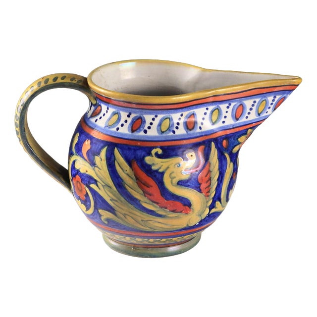 Alberto Rubboli Gualdo Tadino Maiolica Pourer For Sale