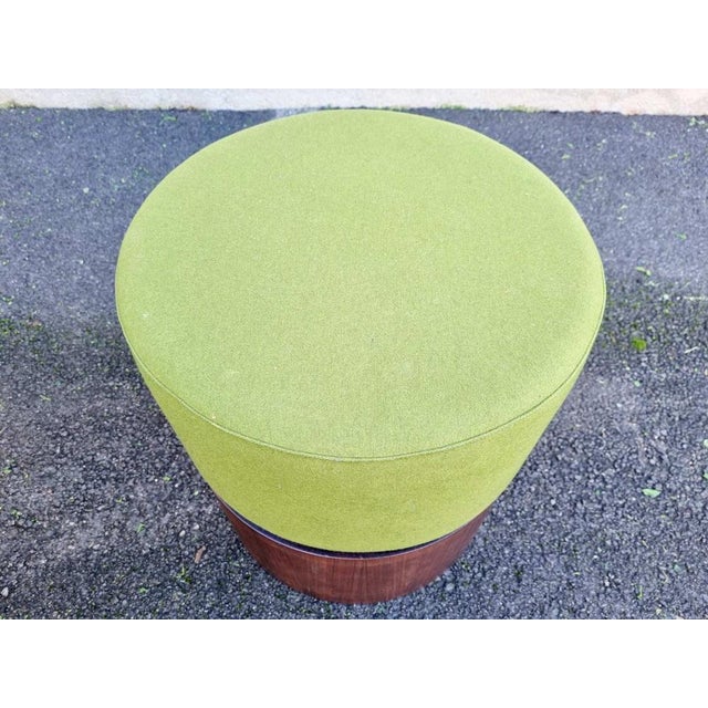 Brown Mid-Century Modern Wooden Ottoman, Italy, 1960s For Sale - Image 8 of 12