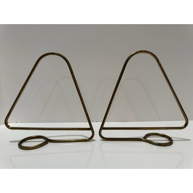 1950s Kajsa & Nils Nisse Strinning String Book Holders Pair Sweden For Sale - Image 4 of 6