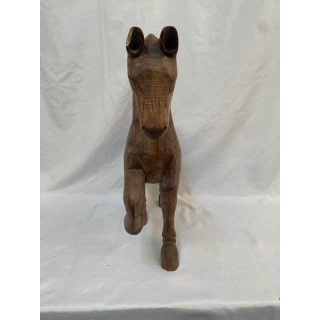 1960s Prancing Horse Wooden 1960s For Sale - Image 5 of 13