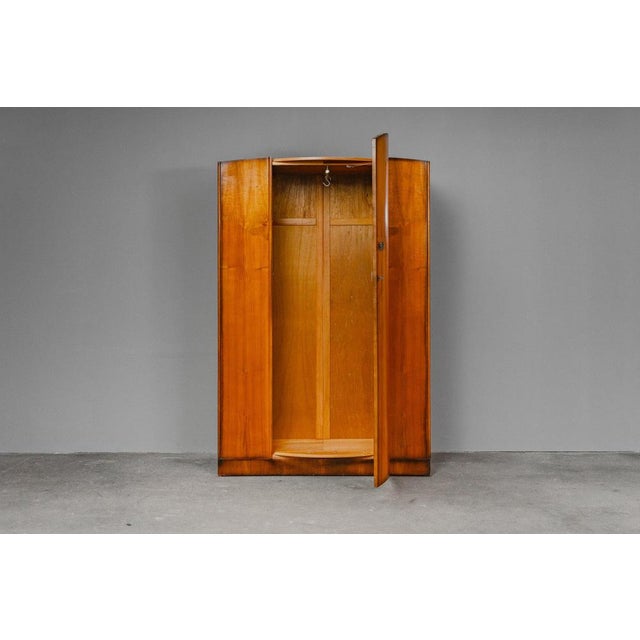 Art Deco Wardrobe in Walnut For Sale - Image 3 of 18