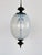 Italian Pendant Light in Brass and Opaline Textural Murano Glass, 1970 For Sale - Image 12 of 18