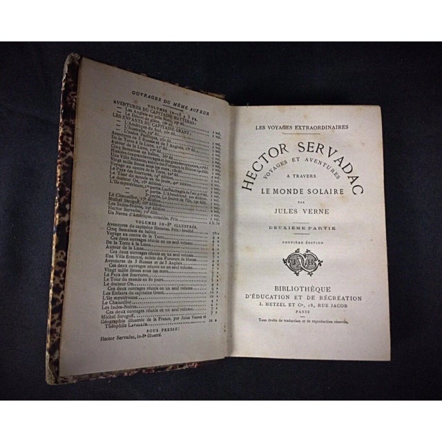 Early 20th Century Jules Verne's "Hector Servadac" - Second Part, 9th Edition Book by Ed. Hetzel For Sale - Image 4 of 7
