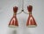 Mid-Century Modern Italian Brass & Brown-Orange Aluminum Diabolo Pendant, 1950s For Sale - Image 3 of 18